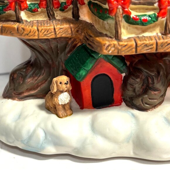 Hollybeary USA Plumbeary Home Christmas Village Decoration 1995 WORKS - Picture 4 of 12